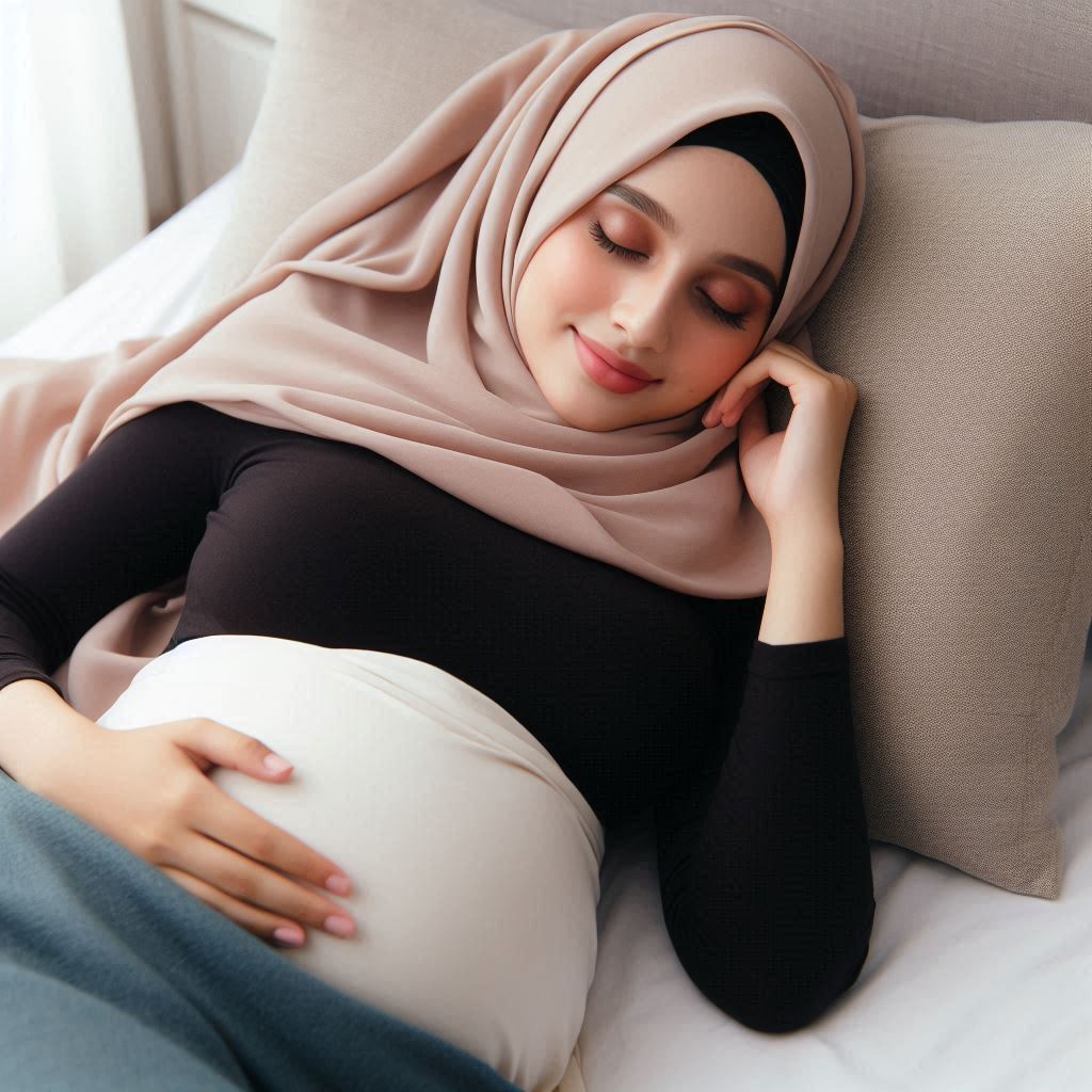 بهترین حالت خوابیدن در بارداری